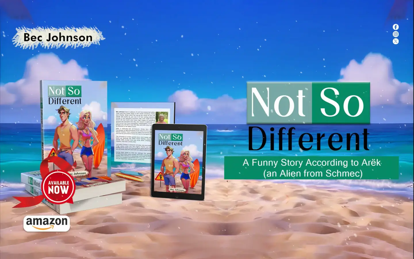 Video Book Trailer Thumbnail Not So Different By Author Bec Johnson